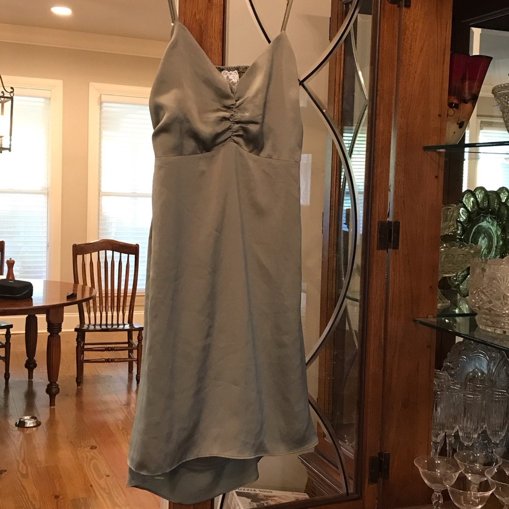 Elegant Gray Slip Dress